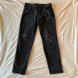 Old Navy Black Athletic Taper Jeans 32x34